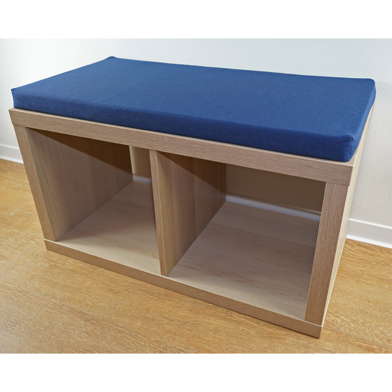 Cuscino per Ikea Kallax 2 ripiani 76,5x39 cm